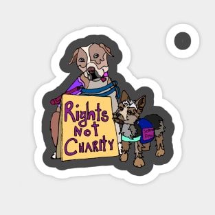 Service Dogs For Disability Rights Sticker